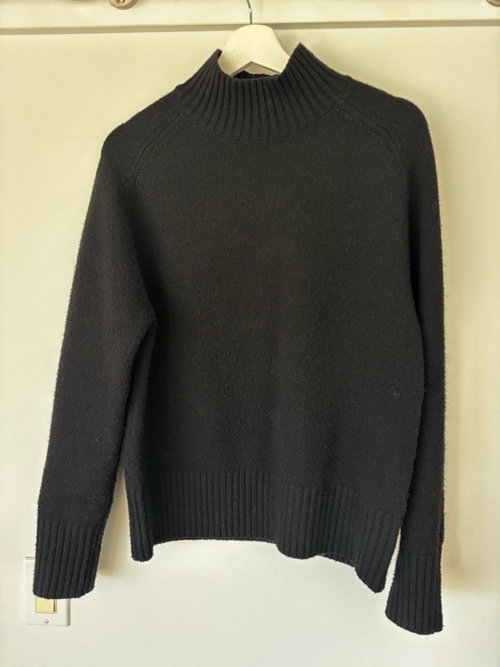 OAK + FORT Black Turtleneck Sweater